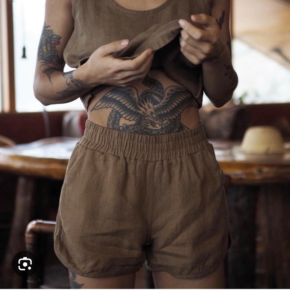 ISO Beaton Linen Running Shorts